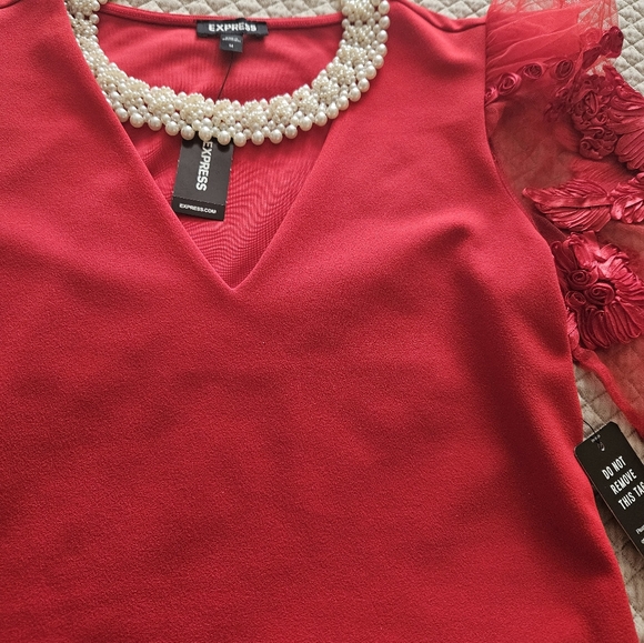 RED BODY SUIT SIZE M/ NWT - Picture 2 of 12